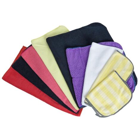 Lingettes en microfibre lot de 1 kg chiffon de nettoyage chiffon en microfibre