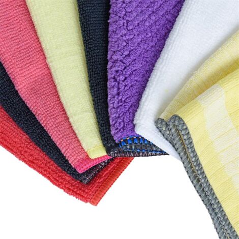 Lingettes en microfibre lot de 1 kg chiffon de nettoyage chiffon en microfibre
