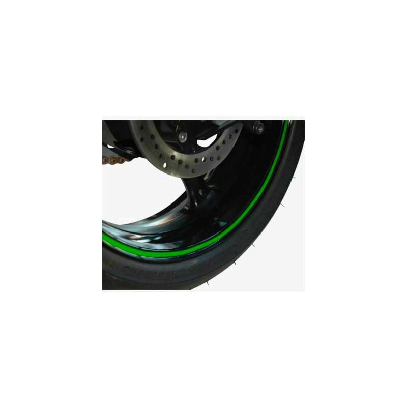 Strisce adesive per cerchi moto fluorescenti 3M Colore - Verde