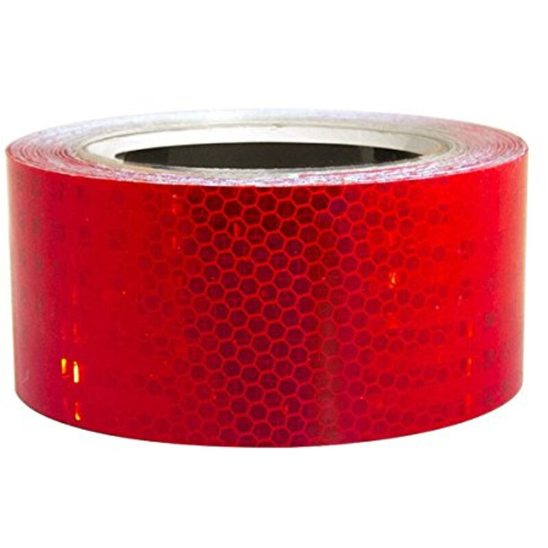 Nastro adesivo rifrangente per segnalazione rosso 50mm classe 2 Lunghezza -  50mm x 5 MT