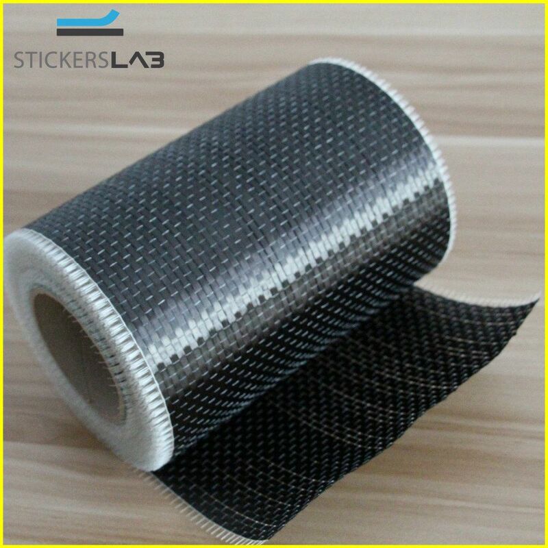Tessuto in vera fibra di carbonio 200 g/m² 3k 1/1 PLAIN carbon look