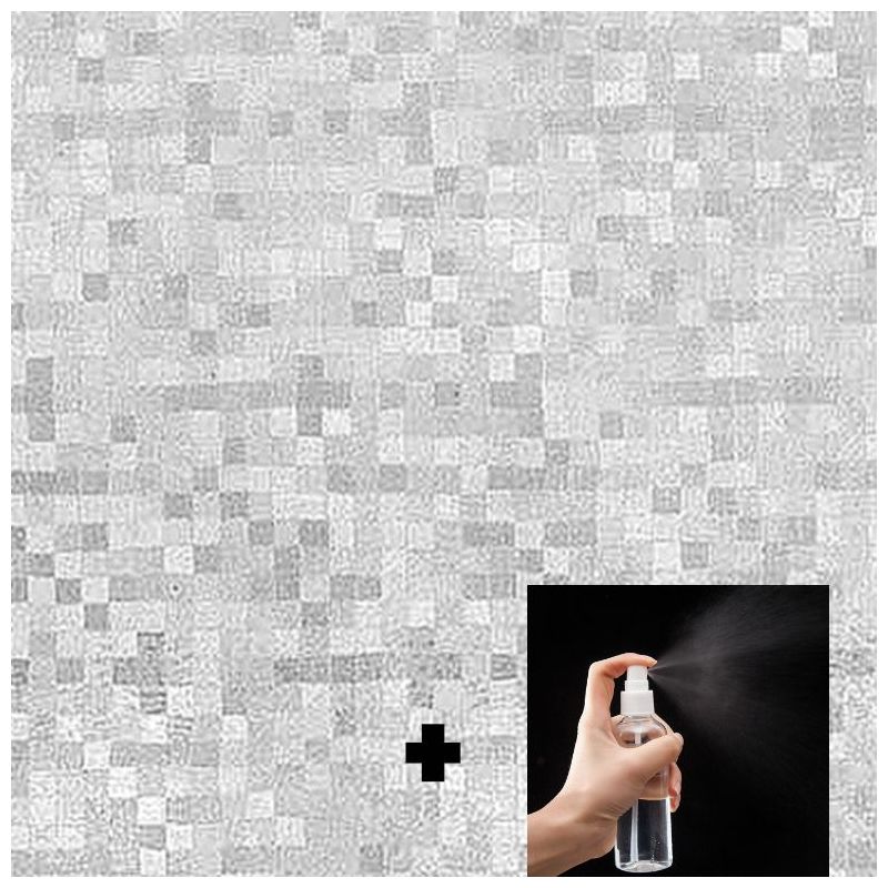 Pellicola per Vetri Finestre Privacy,Autoadesiva Pellicola vetri colorata,smerigliato,Anti-UV,Controllo di Calore,per casa, ufficio, bagno- piuma(44.5cmx300cm