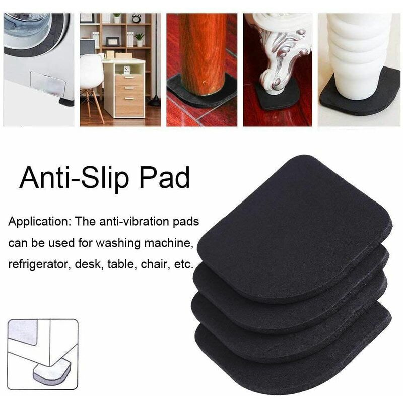 Tappetino Antivibrazione Per Lavatrice 60x60 Cm - In Gomma Riciclata, Antiscivolo E Fonoassorbente - Foto 7