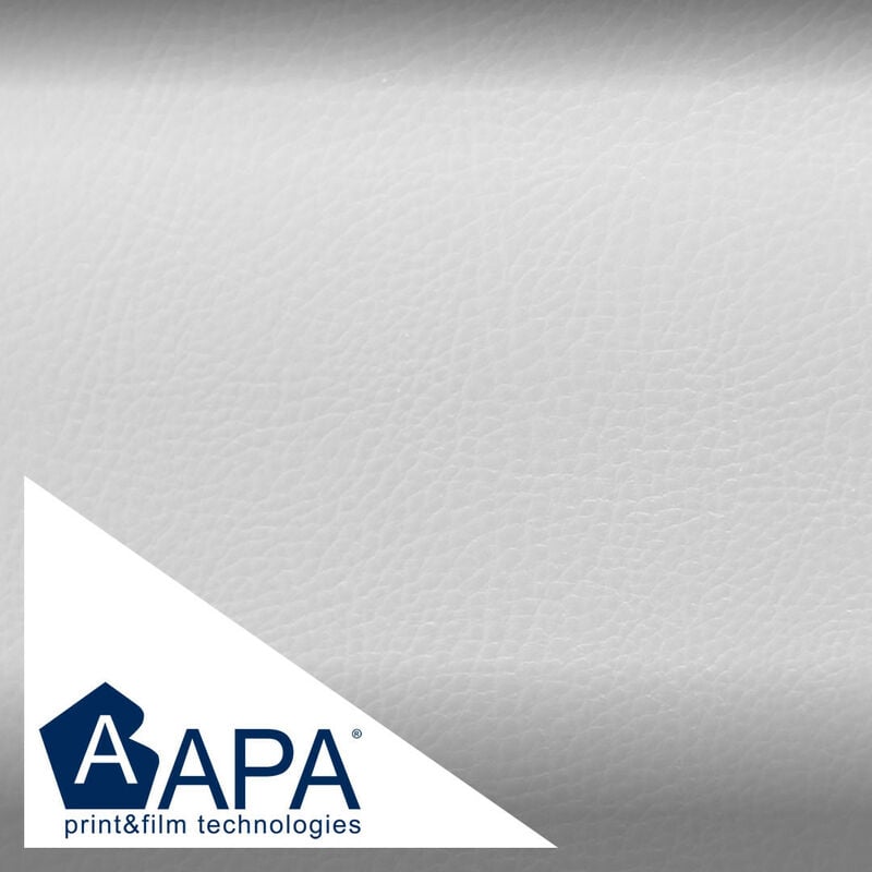 Pellicola adesiva 3D effetto pelle bianca APA made in Italy car wrapping  h150 Misura - 150cm x