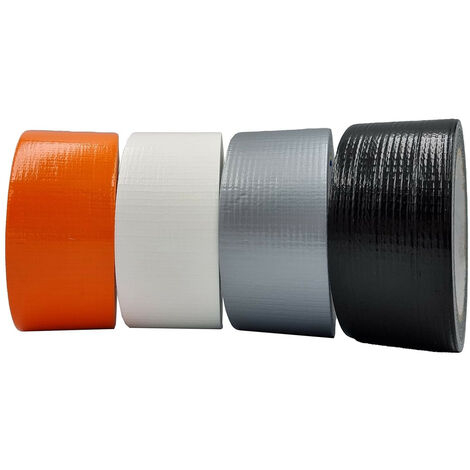 Nastro adesivo Americano telato standard per riparazioni 25 metri in 4 colori - Colore: Arancione - Lunghezza: 25 Metri