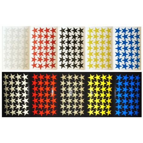 Stelle adesive riflettenti scotchlite 3M in vari colori Colore - Rosso (1/3)