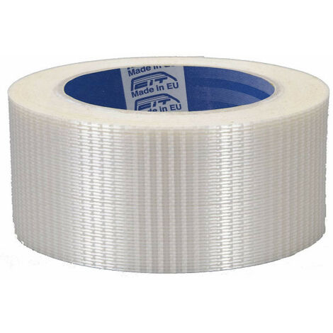 Nastro adesivo rinforzato con fibra di vetro trama mista 50mt Misura - 12mm x 50 metri