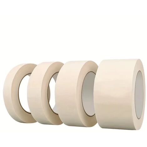Nastro mascheratura da carrozziere in carta resistente 80°C. taglia  - 100mm x 50mt (2 rotoli)