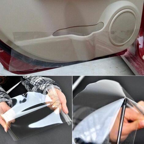 - autoadesivo trasparente - pellicola di protezione verinice auto 116x14cm Aderenza perfetta Protezione paraurti in.tec