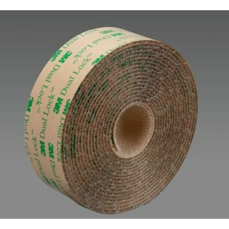 Velcro adesivo Dual lock SJ 4570 3M trasparente - 25mm Larghezza - 25mm x 5MT