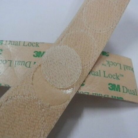 50/100 Cerchi di Velcro adesivo Dual lock SJ 4570 3M trasparente - 20mm Numero Pezzi - 100 pezzi