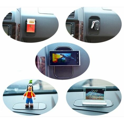 TAPPETINO ANTISCIVOLO AUTO CRUSCOTTO GOMMA OGGETTI CHIAVI MONETE TELEFONO CAMION