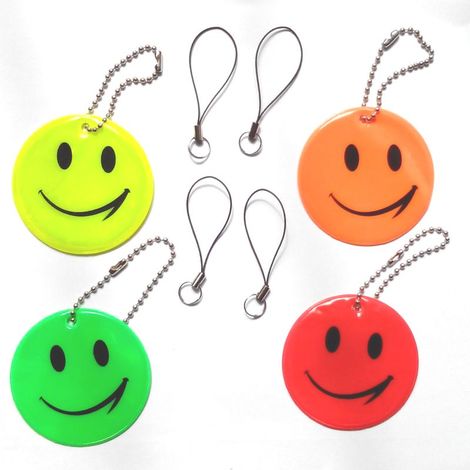 Clundoo 12 Pezzi Pendenti Riflettenti Bambini, Ciondolo Catarifrangente