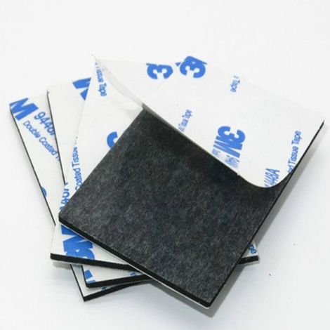 3M 9448A biadesivo con tessuto per montaggio accessori cellulare auto Misura - 10 pezzi (50mm x 60mm)