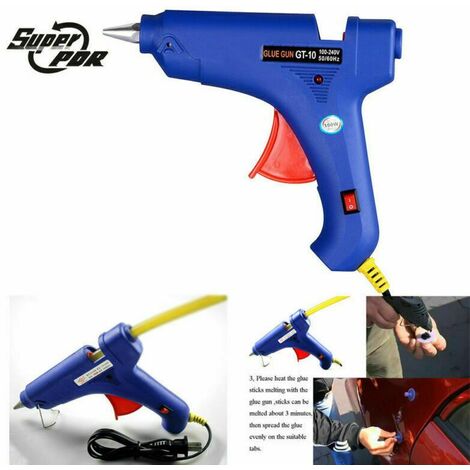 Pistola per colla a caldo professionale da 100w ideale con kit PDR