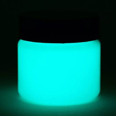 Vernice liquida additivo acrilico luminescente si illumina al buio per hobbystica - Colore: Blu Sky - Numero Pezzi: 1000ml