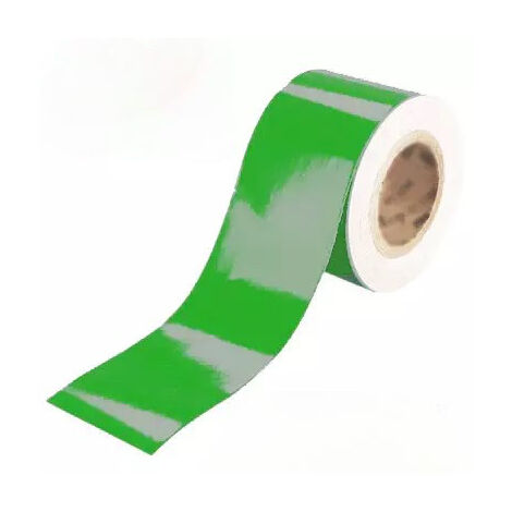 Pellicola adesiva riflettente scotchlite 3M™ serie 580 colore verde - Lunghezza: 1 metro - Larghezza: 100mm (10cm)