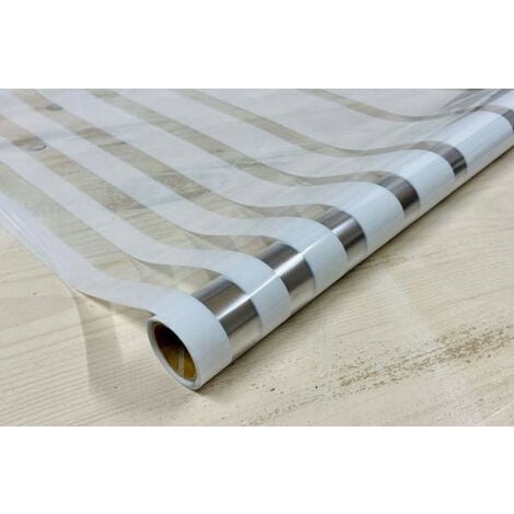 Pellicola Privacy effetto Stripes per Finestre Vetri Autoadesive Anti-UV  Controllo Calore Packaging - 67cm x 200cm