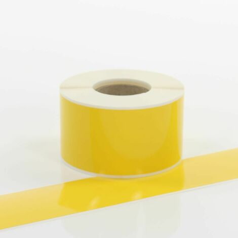 Nastro in vinile adesivo colorato 50mm - Colore: Giallo - Misura: 50mm x 10 Metri