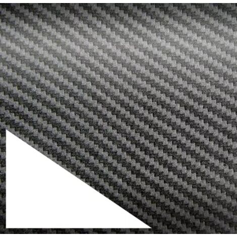 Pellicola adesiva 3D effetto carbonio antracite APA made in Italy car wrapping h150 Misura - 150cm x 5 Mt