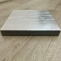 Pannello Fonoassorbente Sandwich Film Alluminato + Poliuretano + EPDM Misura - 1000mm x 500mm x 33mm