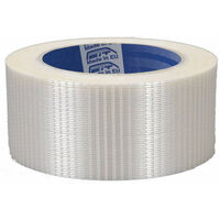 Nastro adesivo rinforzato con fibra di vetro trama mista 50mt Misura - 50mm x 50 metri