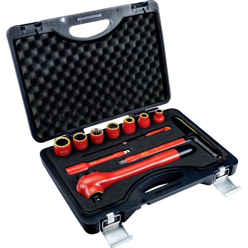 HASKYY Jeu de douilles à six pans creux 1/2 12 pièces 5-22 mm Douilles