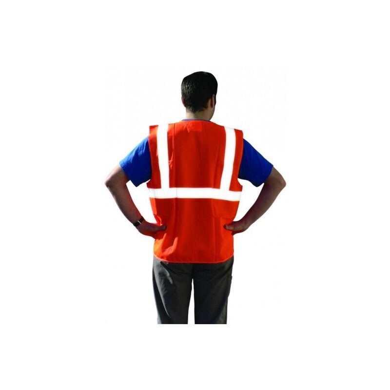 Portwest - Gilet 2 bandes MeshAir HV - C374 - Orange - S-M | Leroy Merlin Portwest - Gilet 2 bandes MeshAir HV - C374 - Orange - S-M | Leroy Merlin