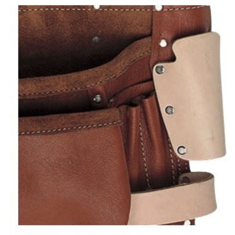 Tablier En Cuir Turc 100% Grain Complet – 3 Poches, Boucle Et Anneau En D, Taille L