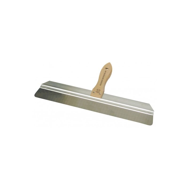 MONDELIN - Couteau enduire 50 ou 60 cm poignee bois - angles arrondi - 50 cm