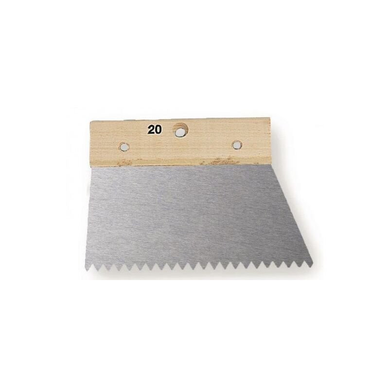 MONDELIN - Spatule à colle 20 cm dents larges pointues - 200 mm