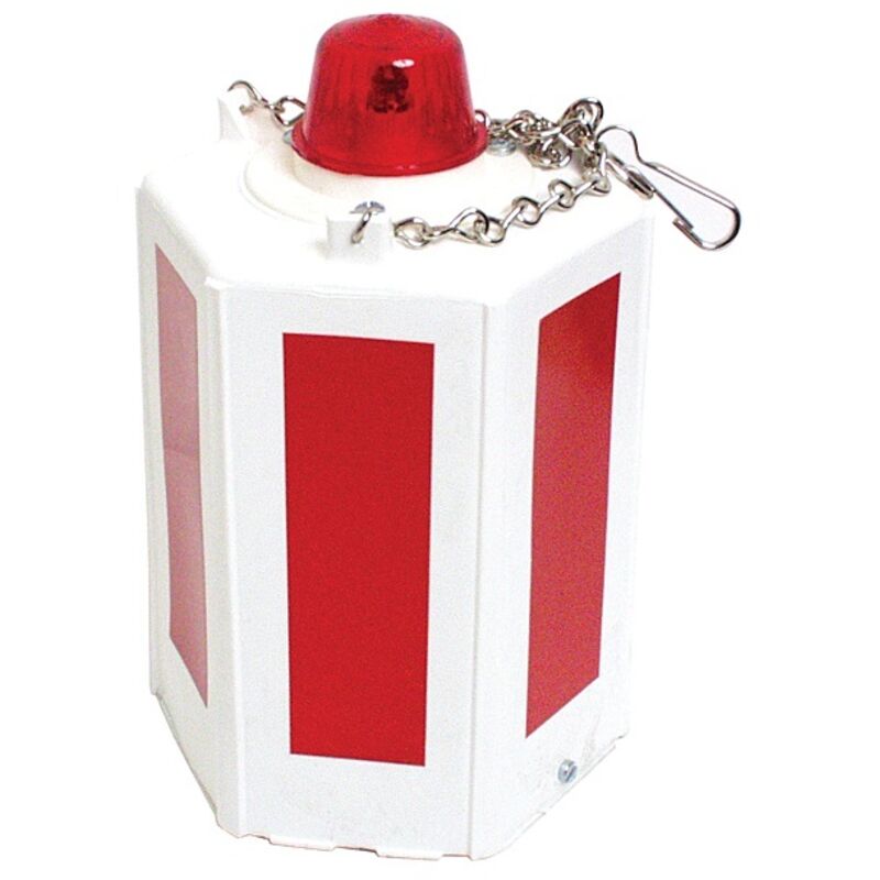 FARDIER HEXAGONALE ROUGE ET BLANC