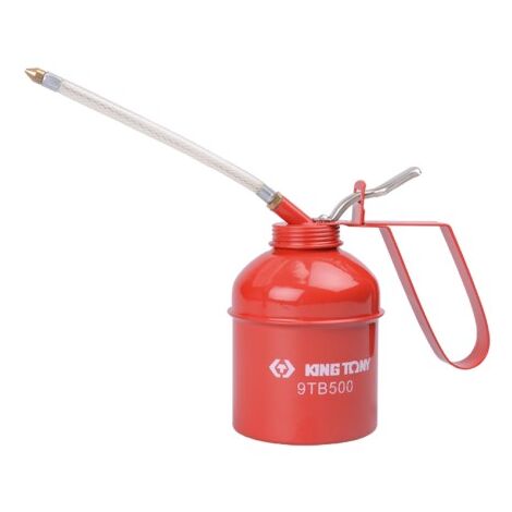 Burette à huile métallique 500cc – Flexible à mémoire de forme – Remplissage précis et propre – Outil pour huiles et lubrifiants – King Tony (1/3)