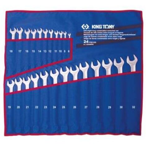 KING TONY - Trousse de 24 clés mixtes longues et légères (1/4)