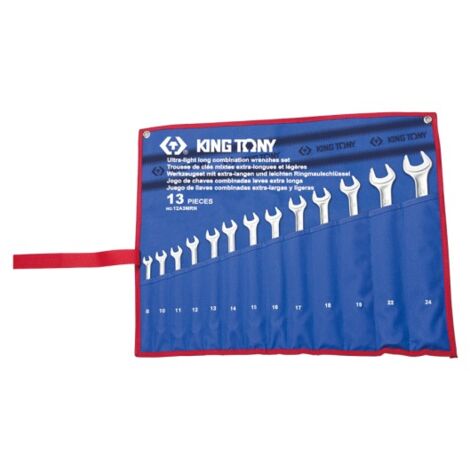 KING TONY - Trousse de 13 clés mixtes longues et légères (1/4)