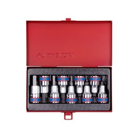 KING TONY - Coffret de douilles 1/2 mâle, 9 pièces