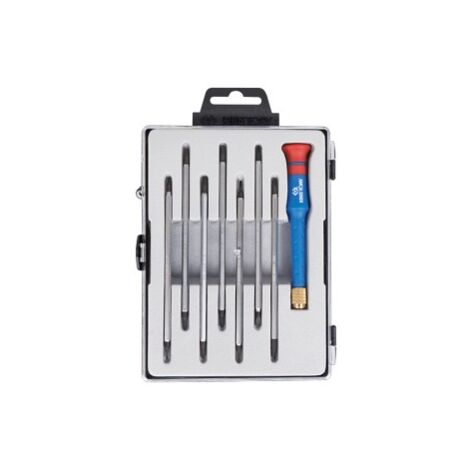 JEU DE 6 TOURNEVIS DE PRECISION (PLAT + CRUCIFORME