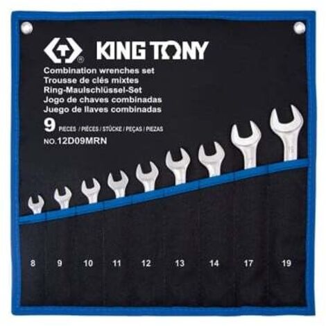 KING TONY - Trousse de 9 clés mixtes légères 8:14-17-19mm (1/2)
