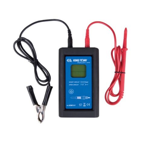 Testeur de bougies de préchauffage 3.5-24V – Affichage LCD – Protection courts-circuits – Outil pour mécanicien – King Tony (1/4)
