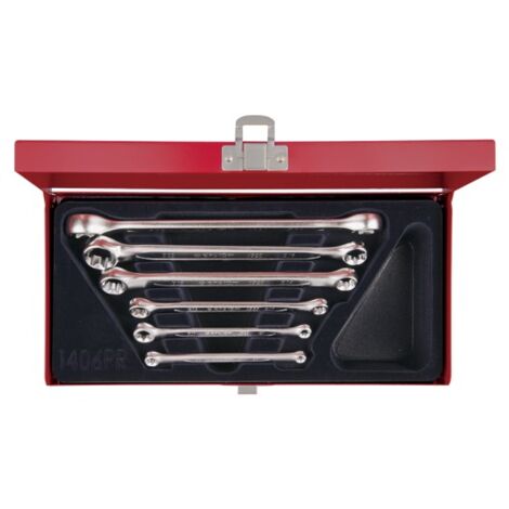 KING TONY - Coffret de 6 clés polygonales droites Torx E6 à E24 (1/3)