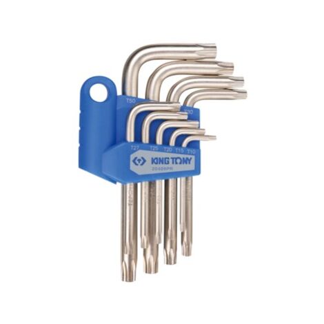 KING TONY - Jeu de 9 clés Torx Tamper (1/2)