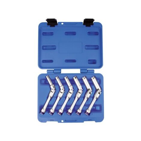 Jeu De 6 Douilles Articulées Pour Bougies De Préchauffage – Tailles 8,9,10,11,12,14,16 Mm
