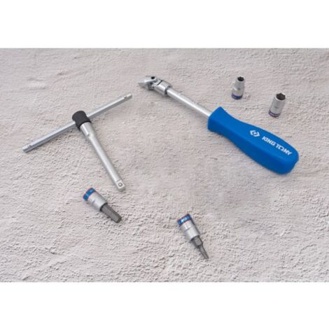 KING TONY 4033SR - Coffret De Douilles 1/2" Pouces Avec Accessoires | Set De 24 Pièces Ultra Complet