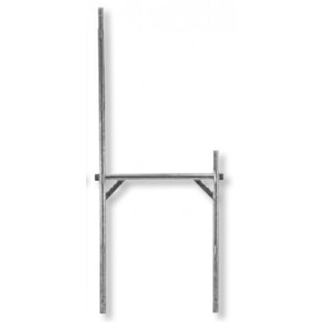 TUBESCA-COMABI - Cadre asymétrique R4 - Hauteur 2 m - pour échafaudage R200/M368 - Réf: 04002006