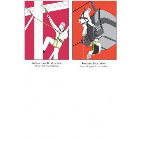 KRATOS SAFETY - Point D'ancrage Aluminium Pour Bac Acier à Joint Debout