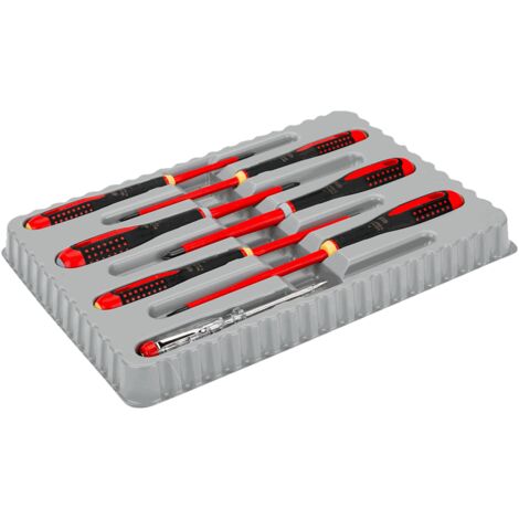 BAHCO - Jeu de Tvis ERGO™ isolés VDE pr vis à fente et Pozidriv, manche trimatière -7 pc (1/2)