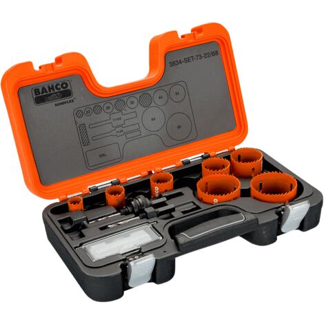BAHCO - Jeu de scies trépans bimétal Sandflex®, 22 mm-68 mm - 10 pcs (1/3)
