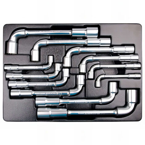 KING TONY - Thermoformé 12 clés à pipe 8, 10-14, 16-19, 22 24mm
