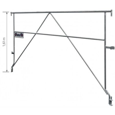 DUARIB - Garde-corps latéral EXMDS1 - pour échafaudages F3000, F3000 ALU - acier galvanisé
