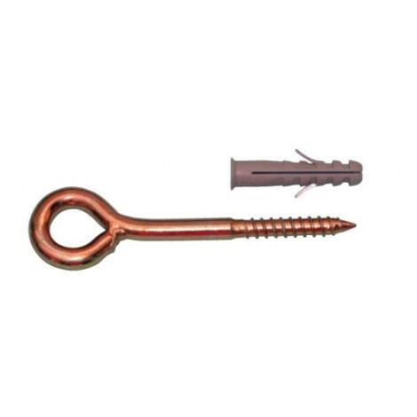 DUARIB - Piton d'amarrage diamètre 12mm et cheville nylon diamètre 14mm - pour échafaudages F3000, F3000 ALU et MULTI 4X